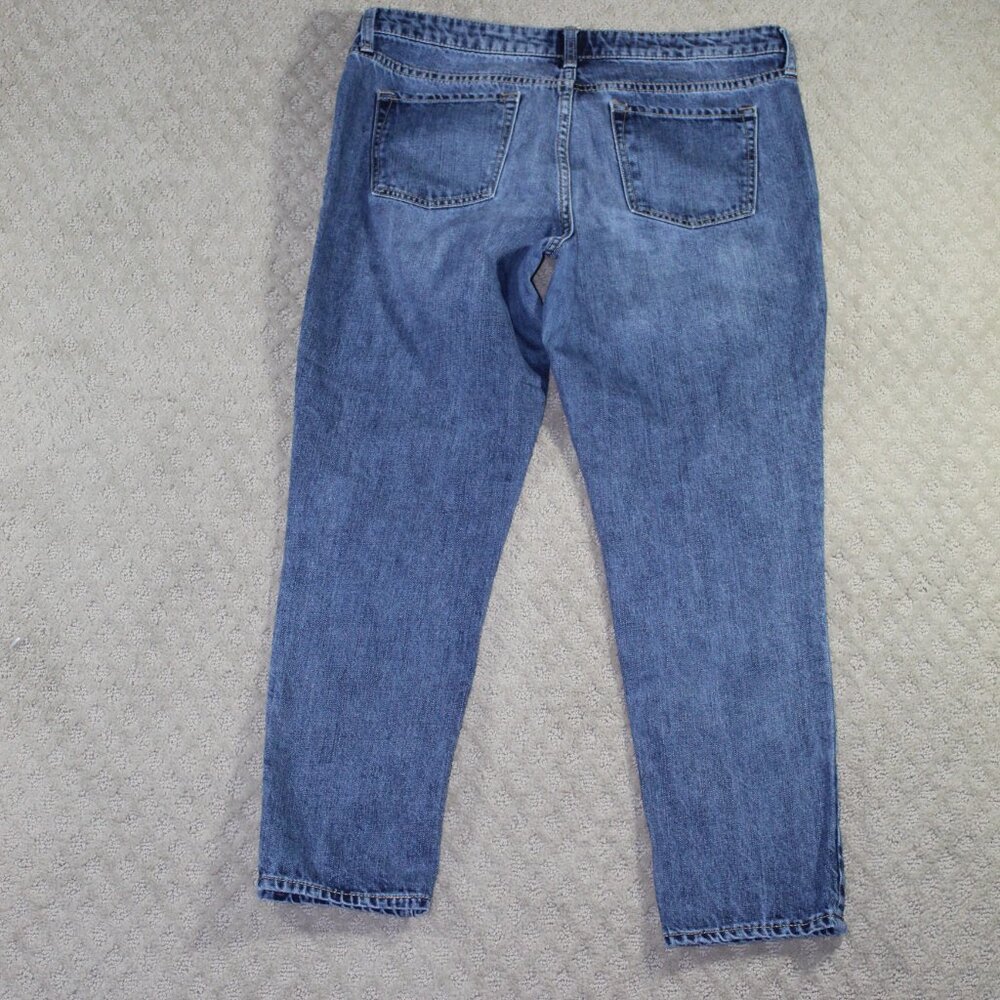 Gap Denim Sexy Boyfriend Jeans Womens 29 Regular Med Wash Denim - Picture 2 of 5